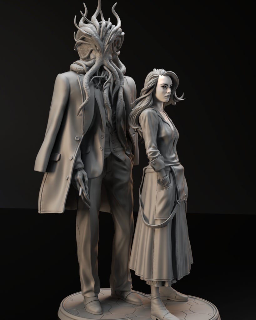 P站图纸印象馆 Gsculpt 美女与野兽 Gsculpt 美女与野兽