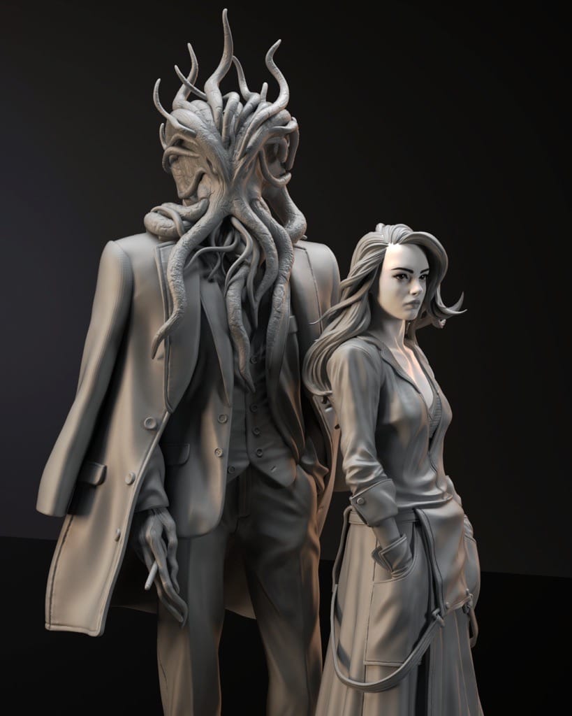 P站图纸印象馆 Gsculpt 美女与野兽 Gsculpt 美女与野兽