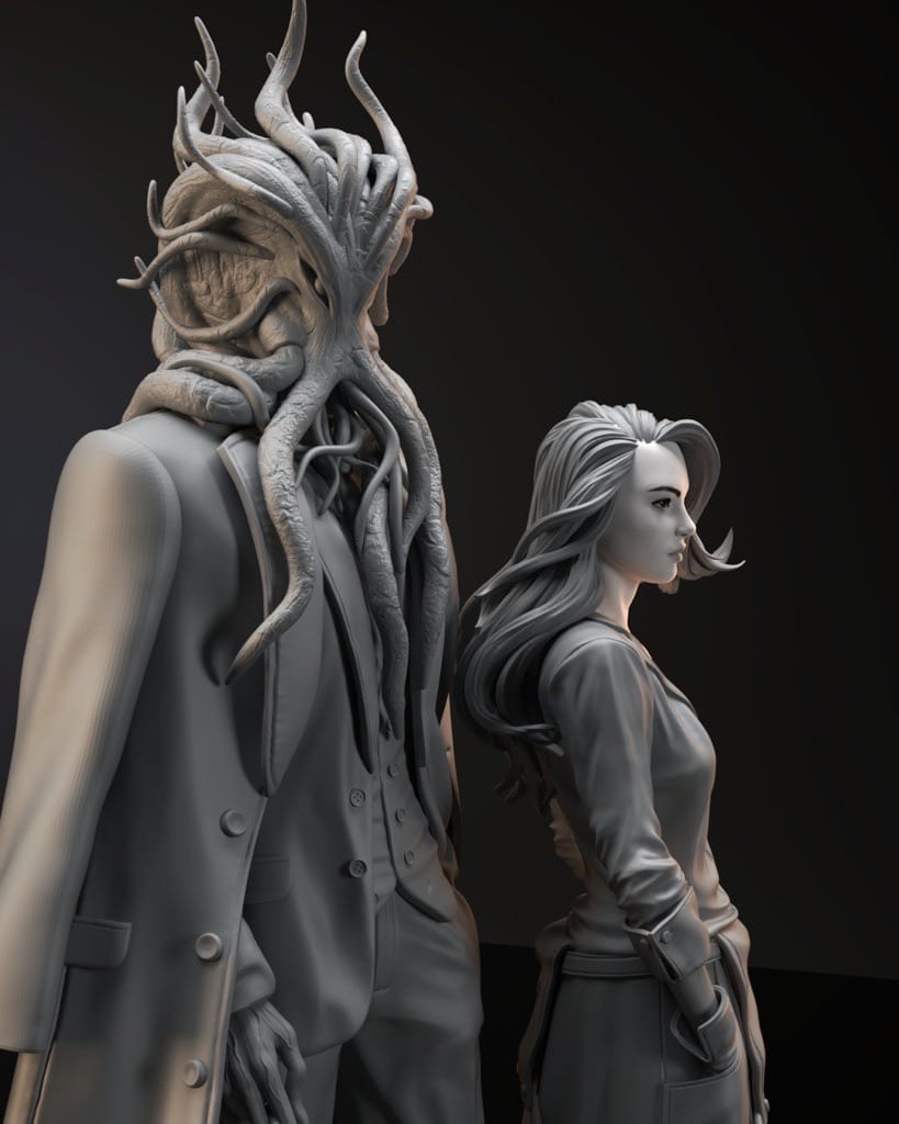 P站图纸印象馆 Gsculpt 美女与野兽 Gsculpt 美女与野兽