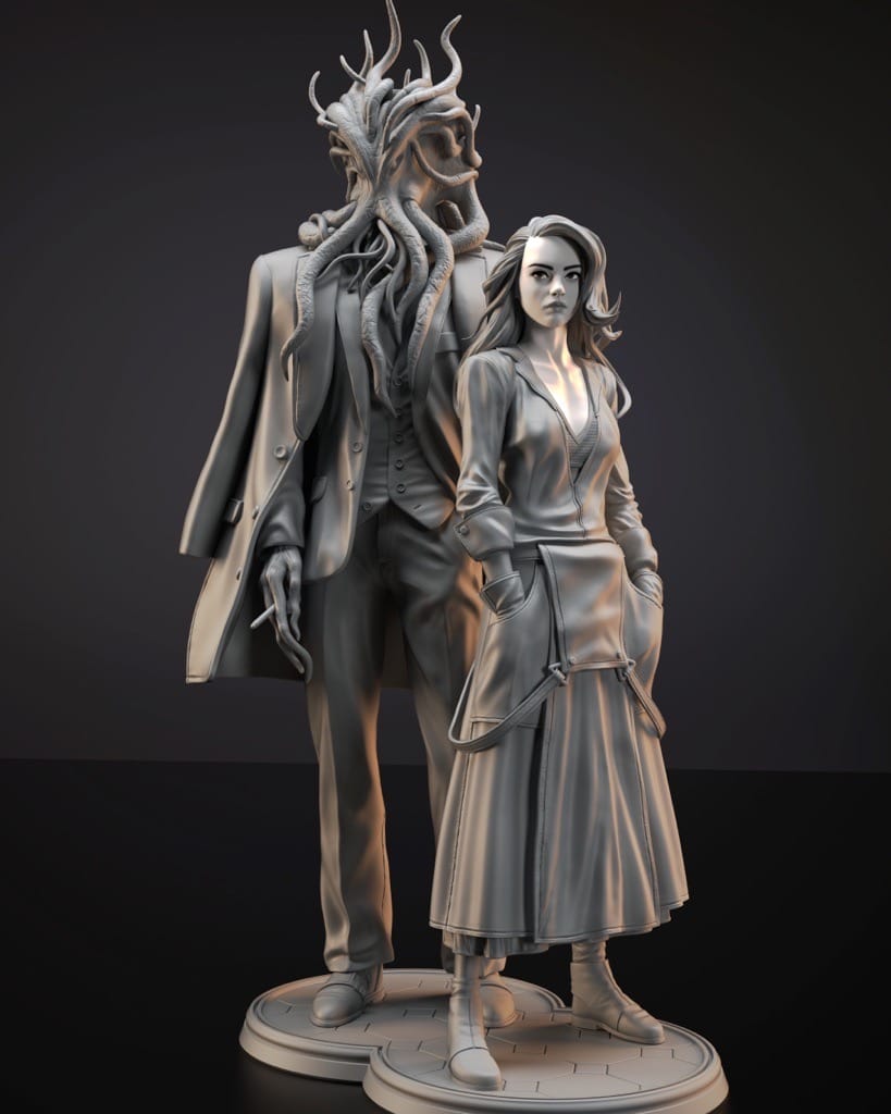 P站图纸印象馆 Gsculpt 美女与野兽 Gsculpt 美女与野兽