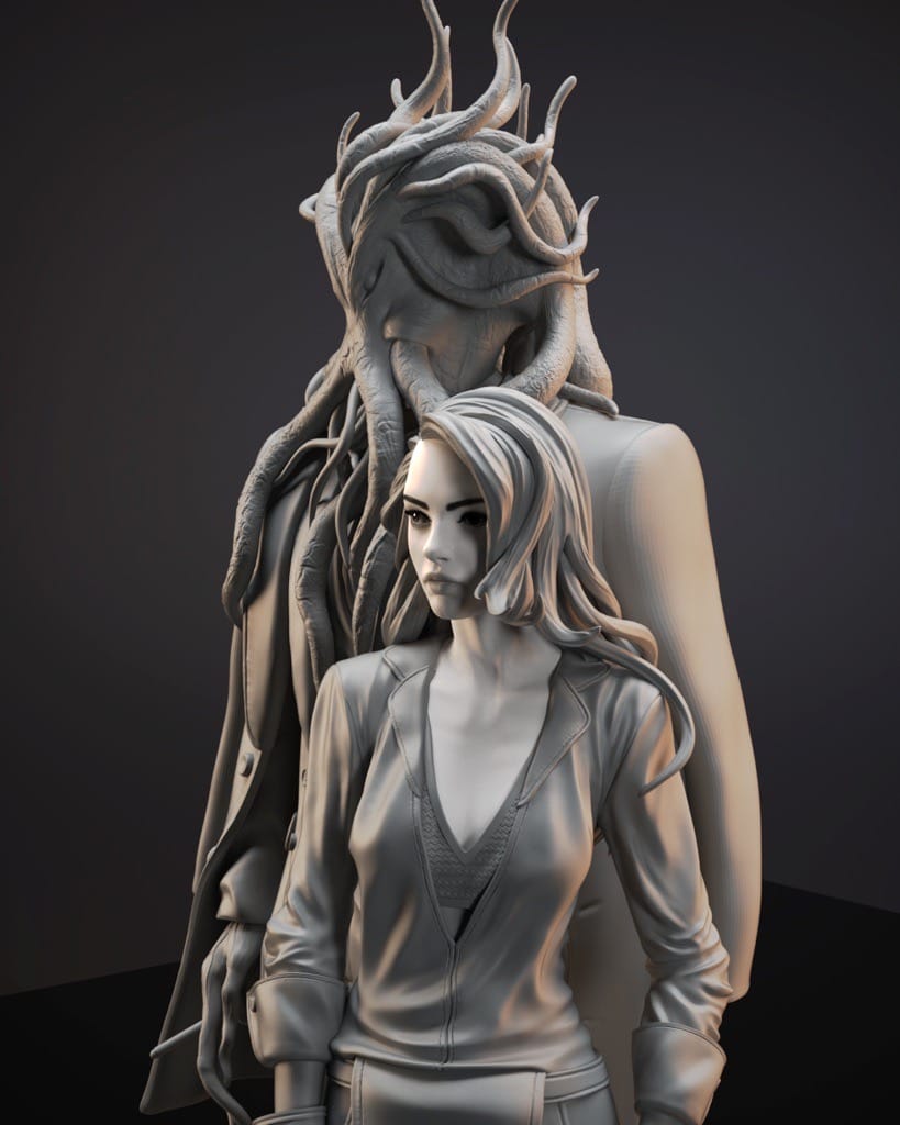 P站图纸印象馆 Gsculpt 美女与野兽 Gsculpt 美女与野兽