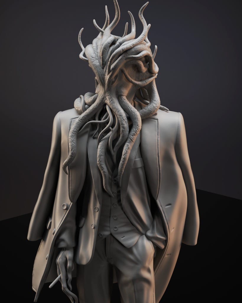 P站图纸印象馆 Gsculpt 美女与野兽 Gsculpt 美女与野兽