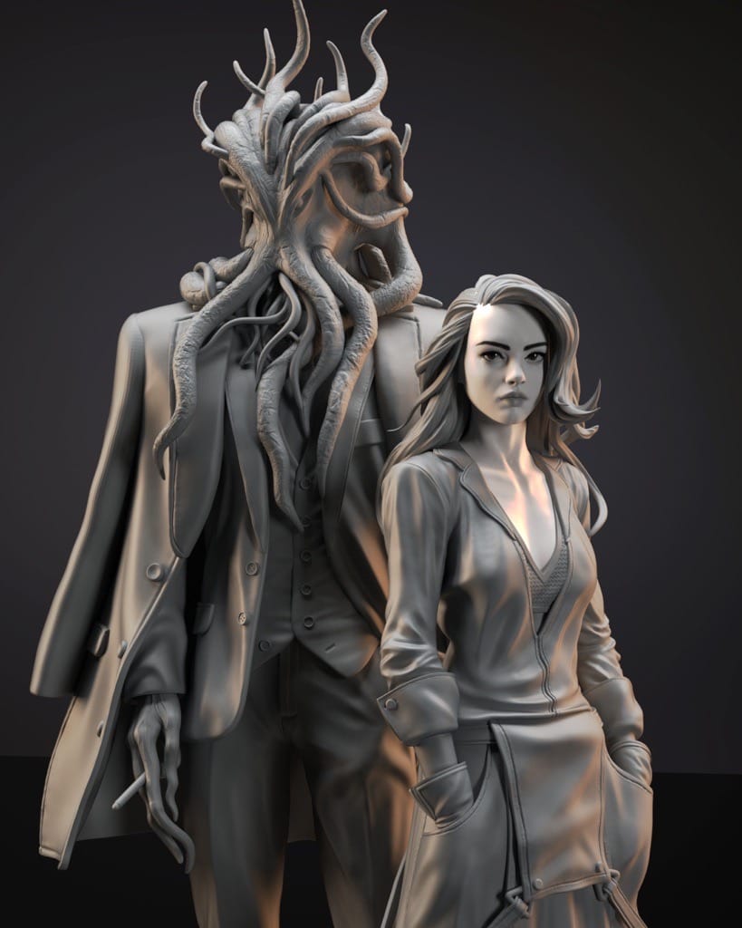 P站图纸印象馆 Gsculpt 美女与野兽 Gsculpt 美女与野兽