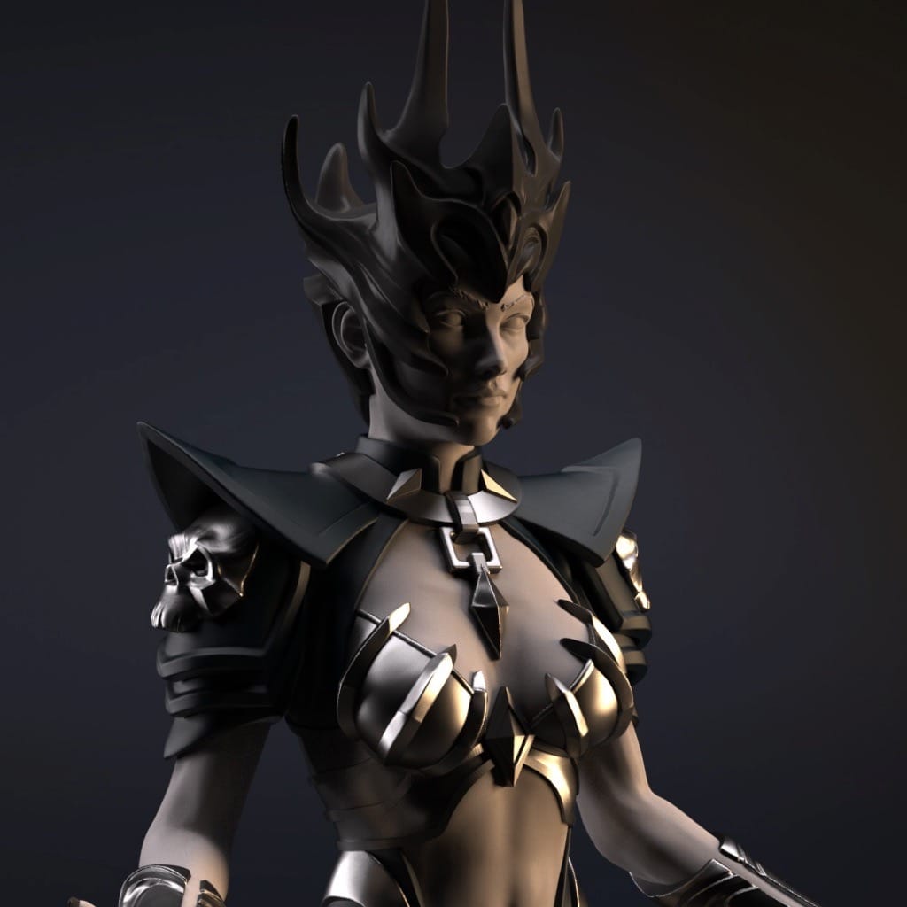 P站图纸印象馆 Gsculpt 死亡女祭司 奈克罗姆 Gsculpt 死亡女祭司 奈克罗姆