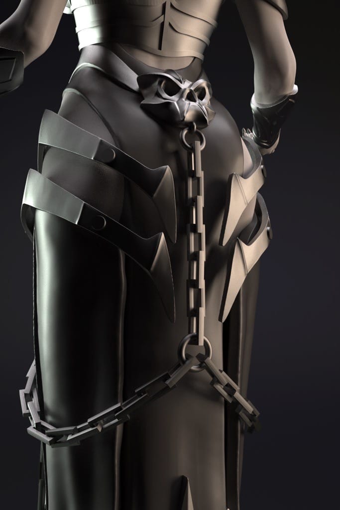 P站图纸印象馆 Gsculpt 死亡女祭司 奈克罗姆 Gsculpt 死亡女祭司 奈克罗姆