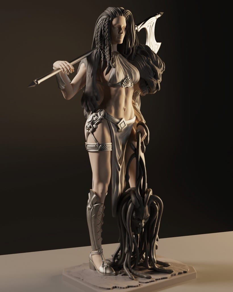 P站图纸印象馆 Gsculpt 命运女神 Gsculpt 命运女神