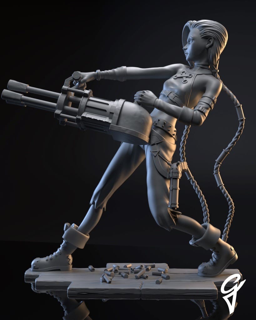 P站图纸印象馆 Gsculpt 英雄联盟 金克丝 Gsculpt 英雄联盟 金克丝