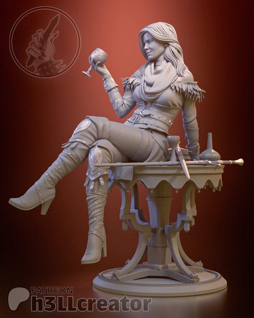 P站图纸印象馆 H3LL 巫师 叶奈法 H3LL 巫师 叶奈法