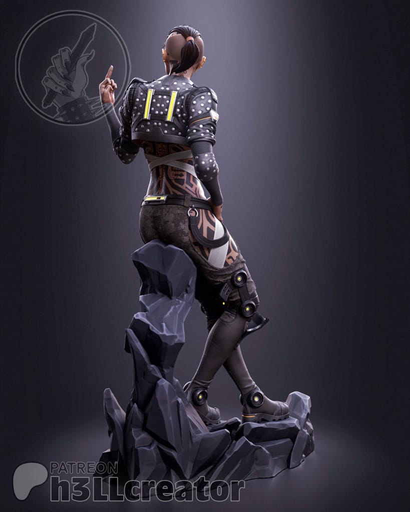 P站图纸印象馆 H3LL 质量效应 杰克 H3LL 质量效应 杰克