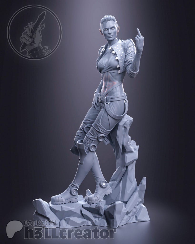 P站图纸印象馆 H3LL 质量效应 杰克 H3LL 质量效应 杰克