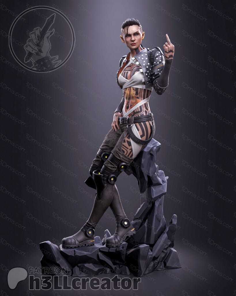 P站图纸印象馆 H3LL 质量效应 杰克 H3LL 质量效应 杰克