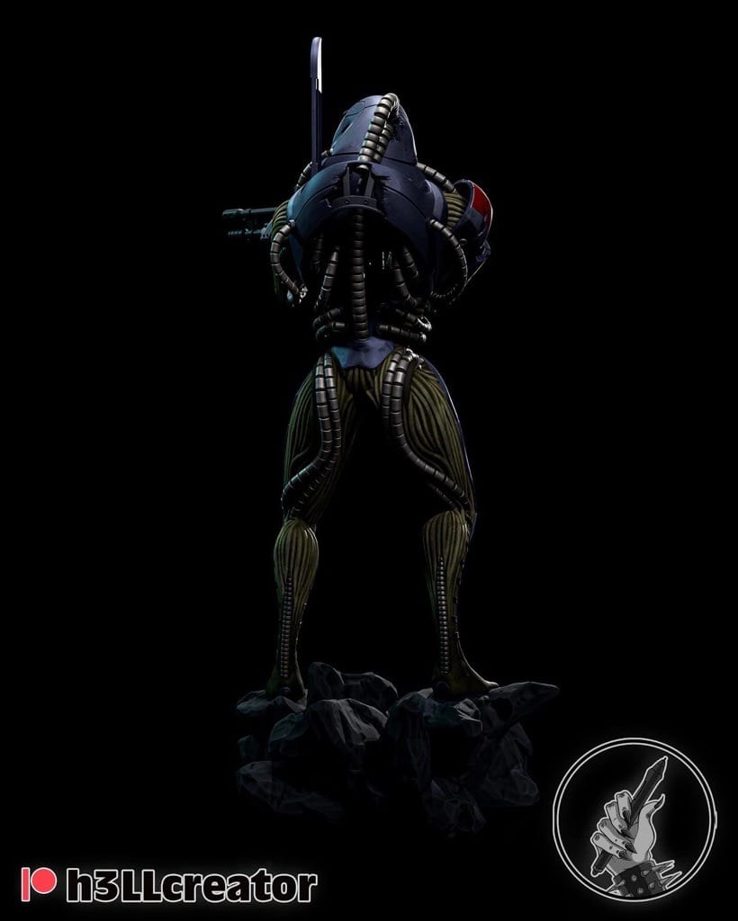 P站图纸印象馆 H3LL 质量效应 军团狙击 H3LL 质量效应 军团狙击