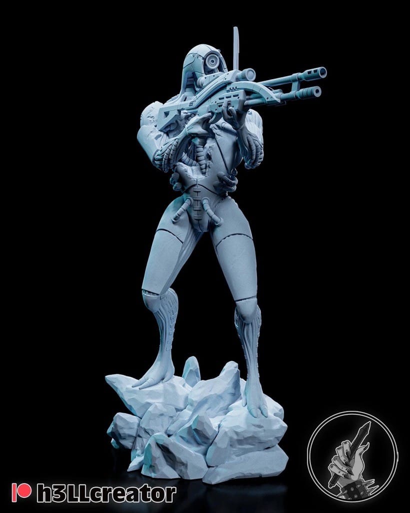 P站图纸印象馆 H3LL 质量效应 军团狙击 H3LL 质量效应 军团狙击