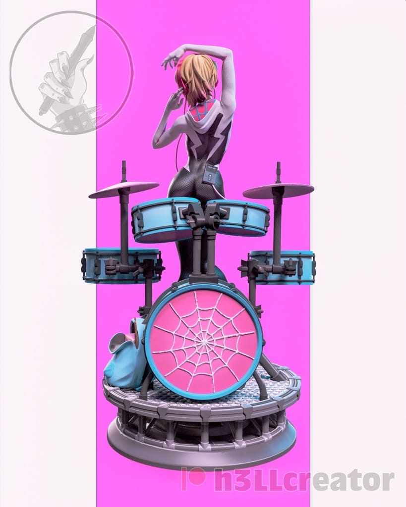 P站图纸印象馆 H3LL 漫威 蜘蛛侠 格温·斯黛西 H3LL 漫威 蜘蛛侠 格温·斯黛西