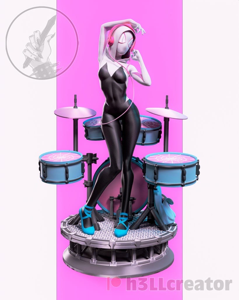 P站图纸印象馆 H3LL 漫威 蜘蛛侠 格温·斯黛西 H3LL 漫威 蜘蛛侠 格温·斯黛西