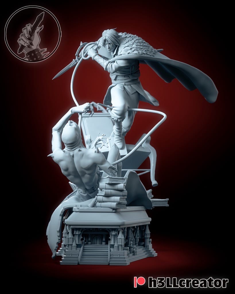 P站图纸印象馆 H3LL 恶魔城 特莱弗·贝尔蒙特 H3LL 恶魔城 特莱弗·贝尔蒙特