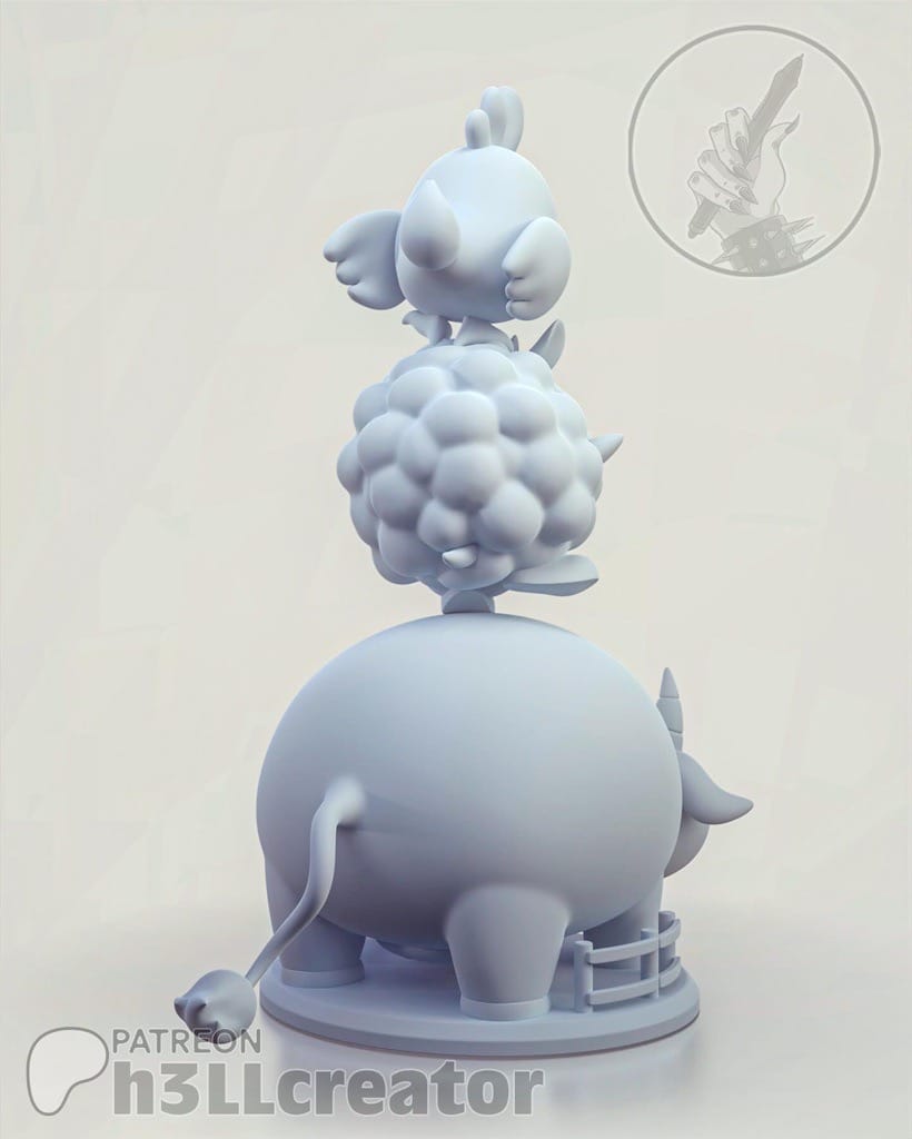 P站图纸印象馆 H3LL 幻兽帕鲁 H3LL 幻兽帕鲁