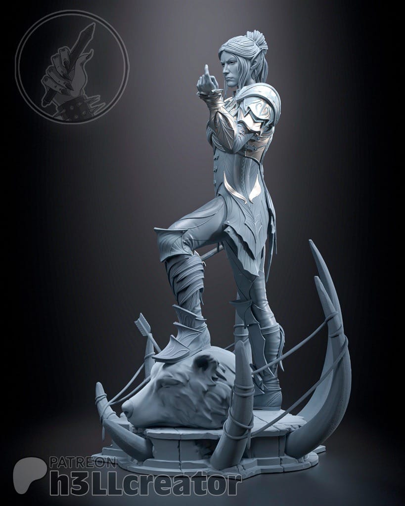 P站图纸印象馆 H3LL 博德之门 明萨拉 H3LL 博德之门 明萨拉