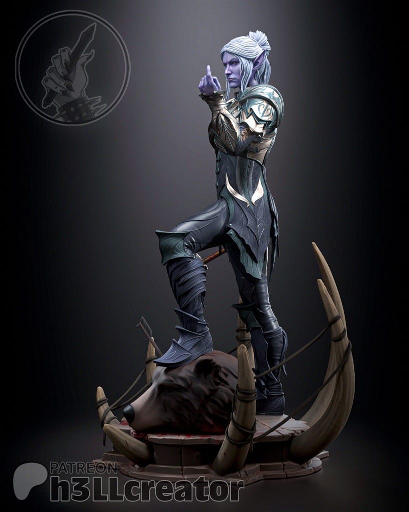 P站图纸印象馆 H3LL 博德之门 明萨拉 H3LL 博德之门 明萨拉