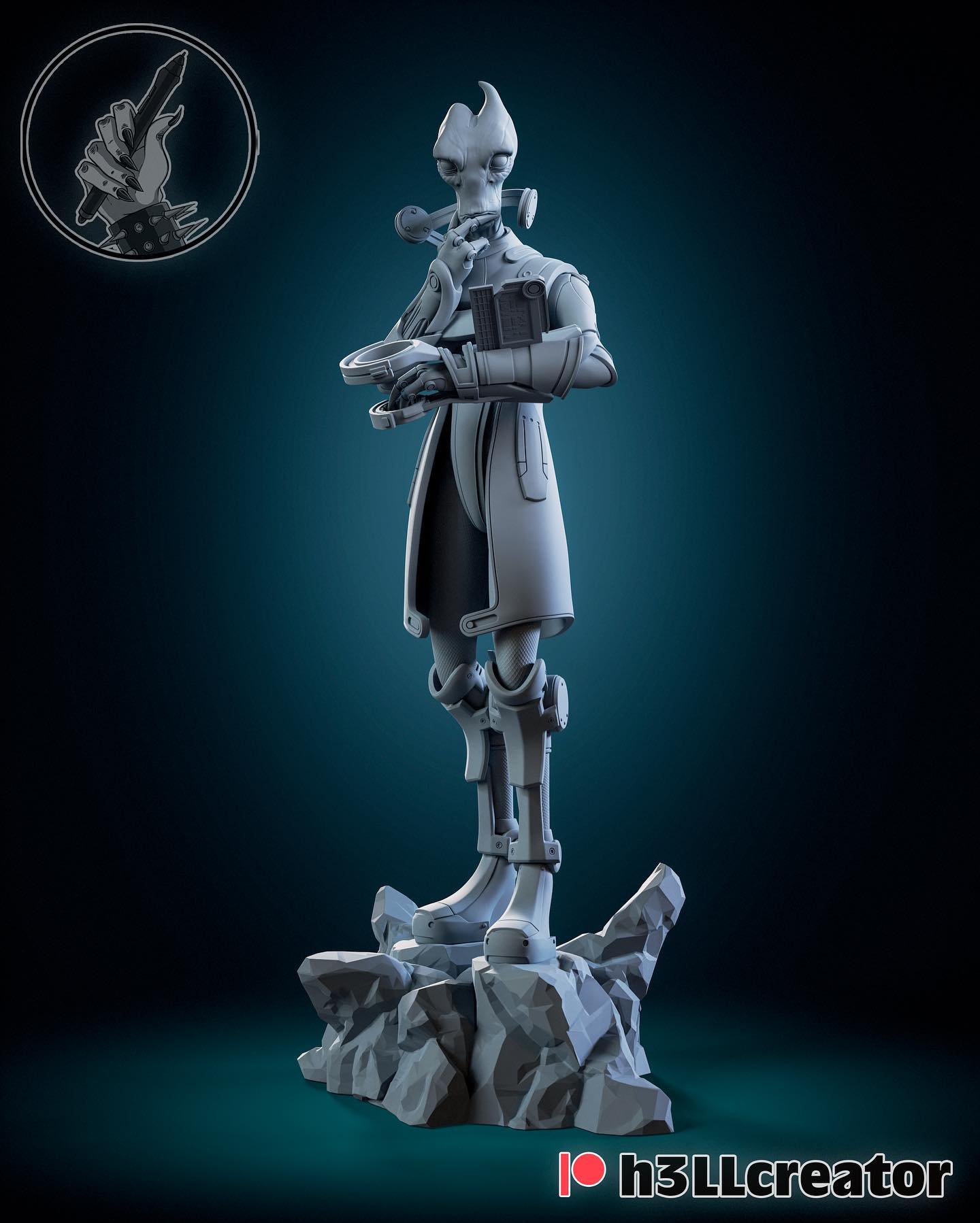 P站图纸印象馆 H3LL 质量效应 莫丁 H3LL 质量效应 莫丁