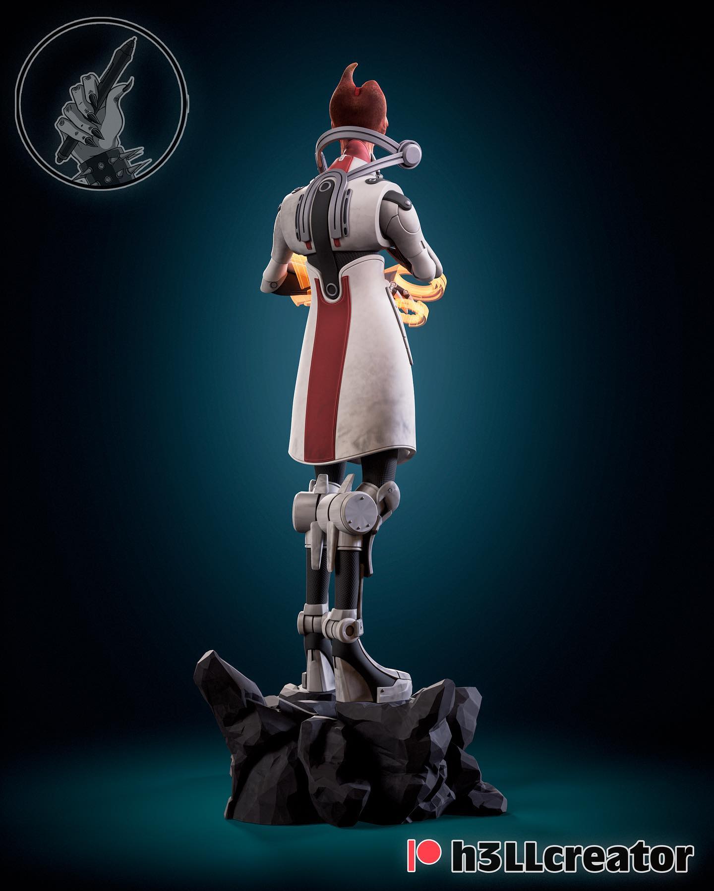 P站图纸印象馆 H3LL 质量效应 莫丁 H3LL 质量效应 莫丁