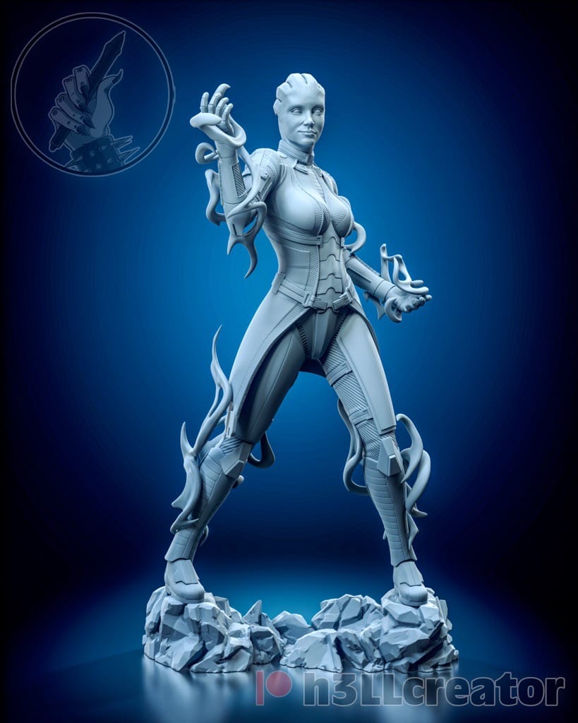 P站图纸印象馆 H3LL 质量效应 莉亚拉 H3LL 质量效应 莉亚拉