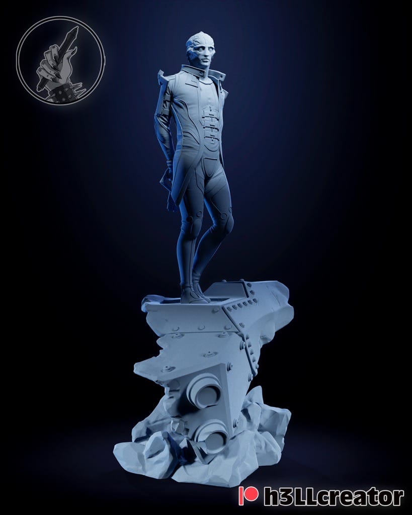 P站图纸印象馆 H3LL 质量效应 榭恩 H3LL 质量效应 榭恩