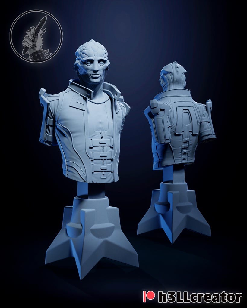 P站图纸印象馆 H3LL 质量效应 榭恩 H3LL 质量效应 榭恩