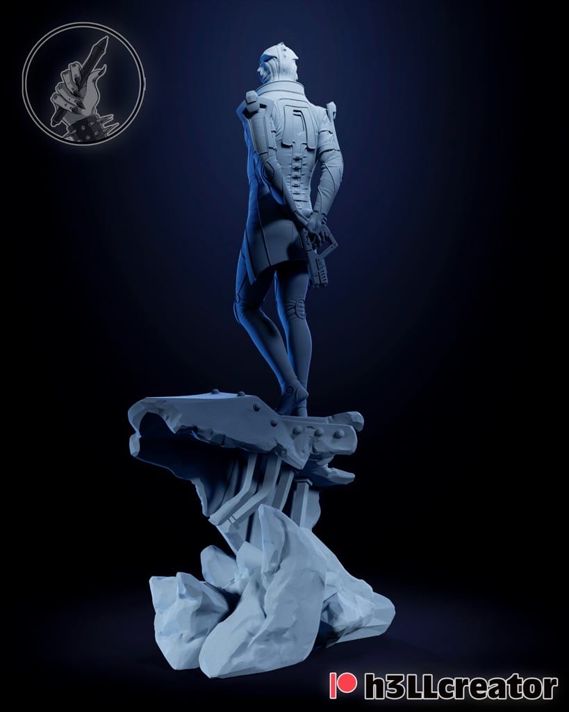 P站图纸印象馆 H3LL 质量效应 榭恩 H3LL 质量效应 榭恩