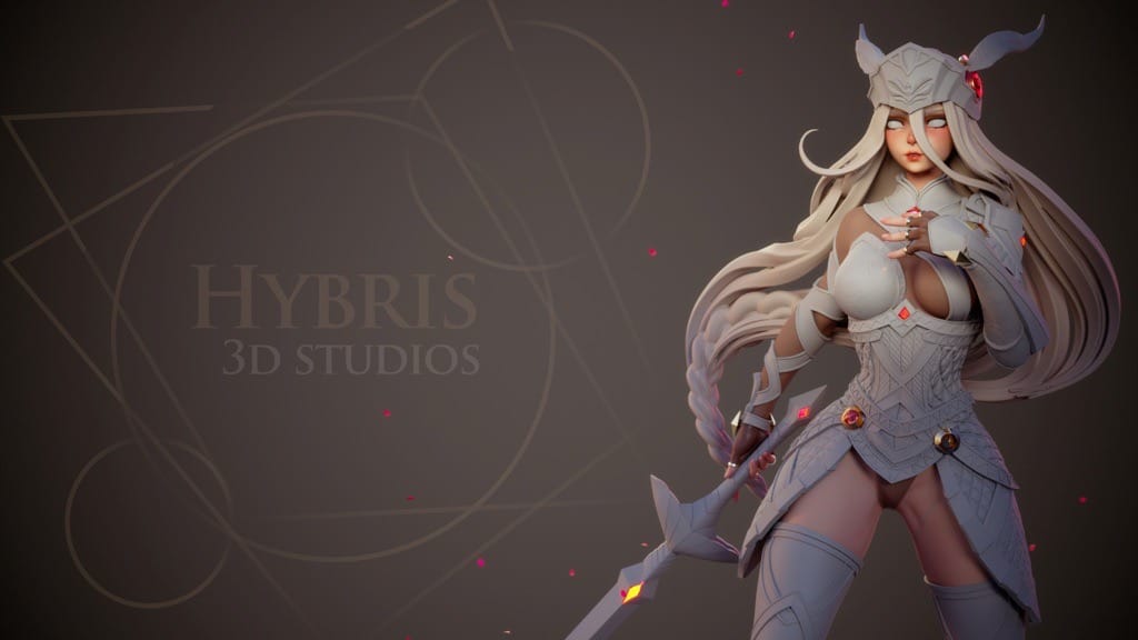 P站图纸印象馆 Hybris 北欧女神 蕾娜斯 Hybris 北欧女神 蕾娜斯