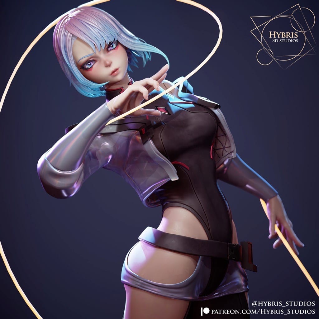 P站图纸印象馆 Hybris 赛博朋克 边缘行者 露西 Hybris 赛博朋克 边缘行者 露西