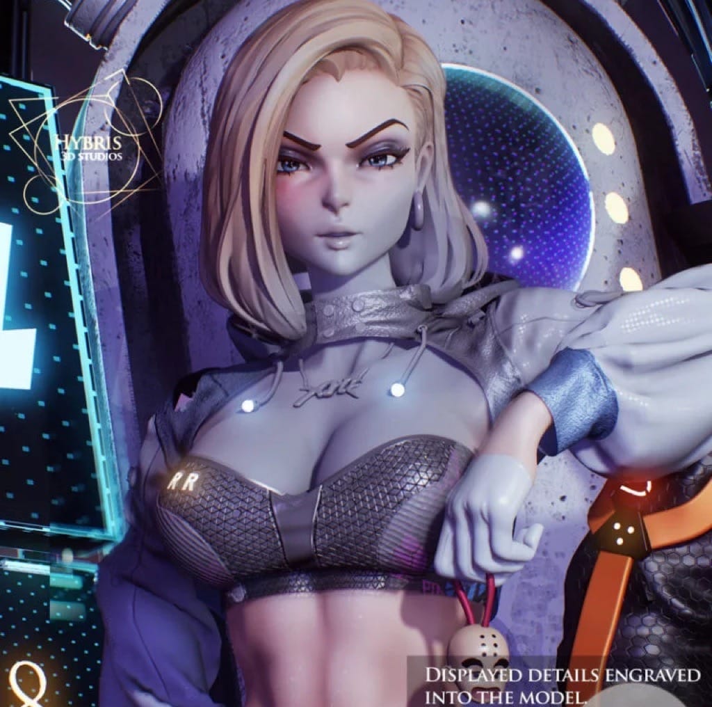 P站图纸印象馆 Hybris 龙珠 人造人17号 Hybris 龙珠 人造人17号