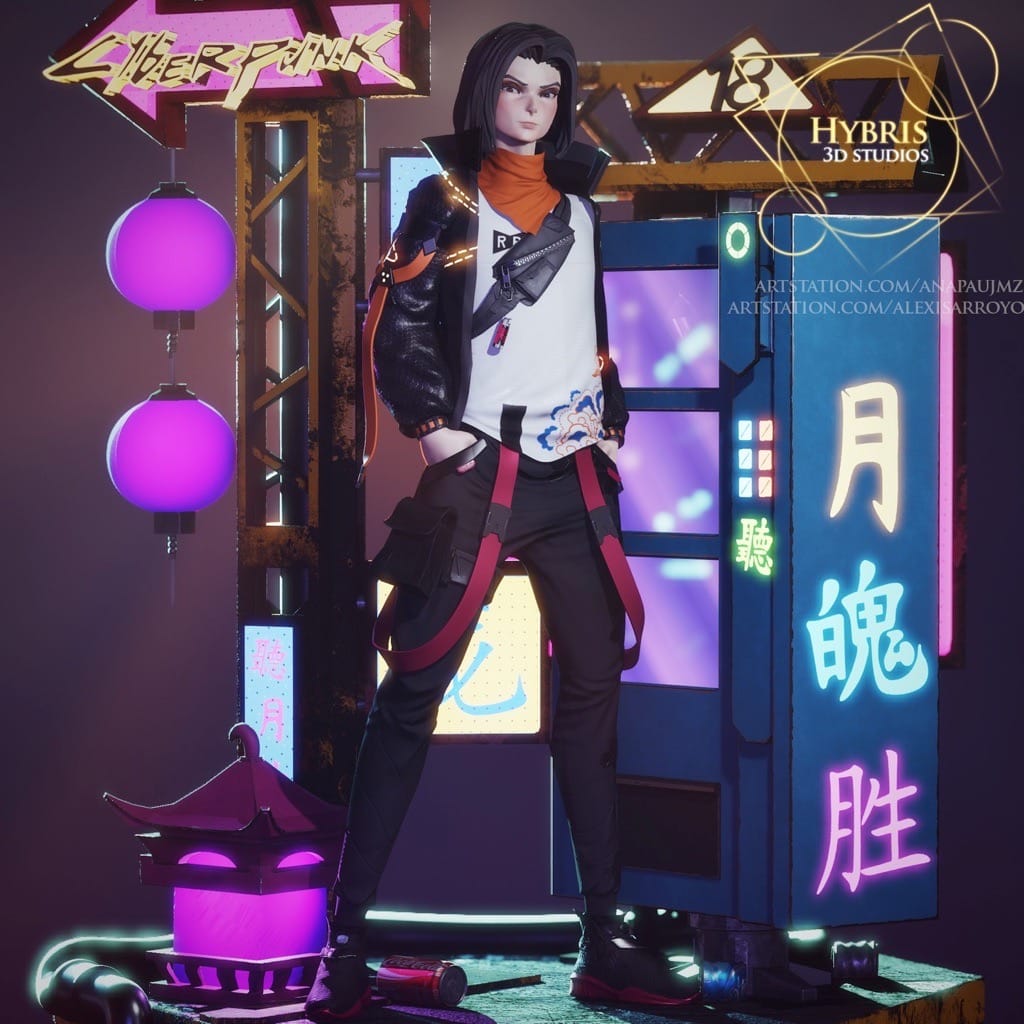 P站图纸印象馆 Hybris 龙珠 人造人18号 Hybris 龙珠 人造人18号