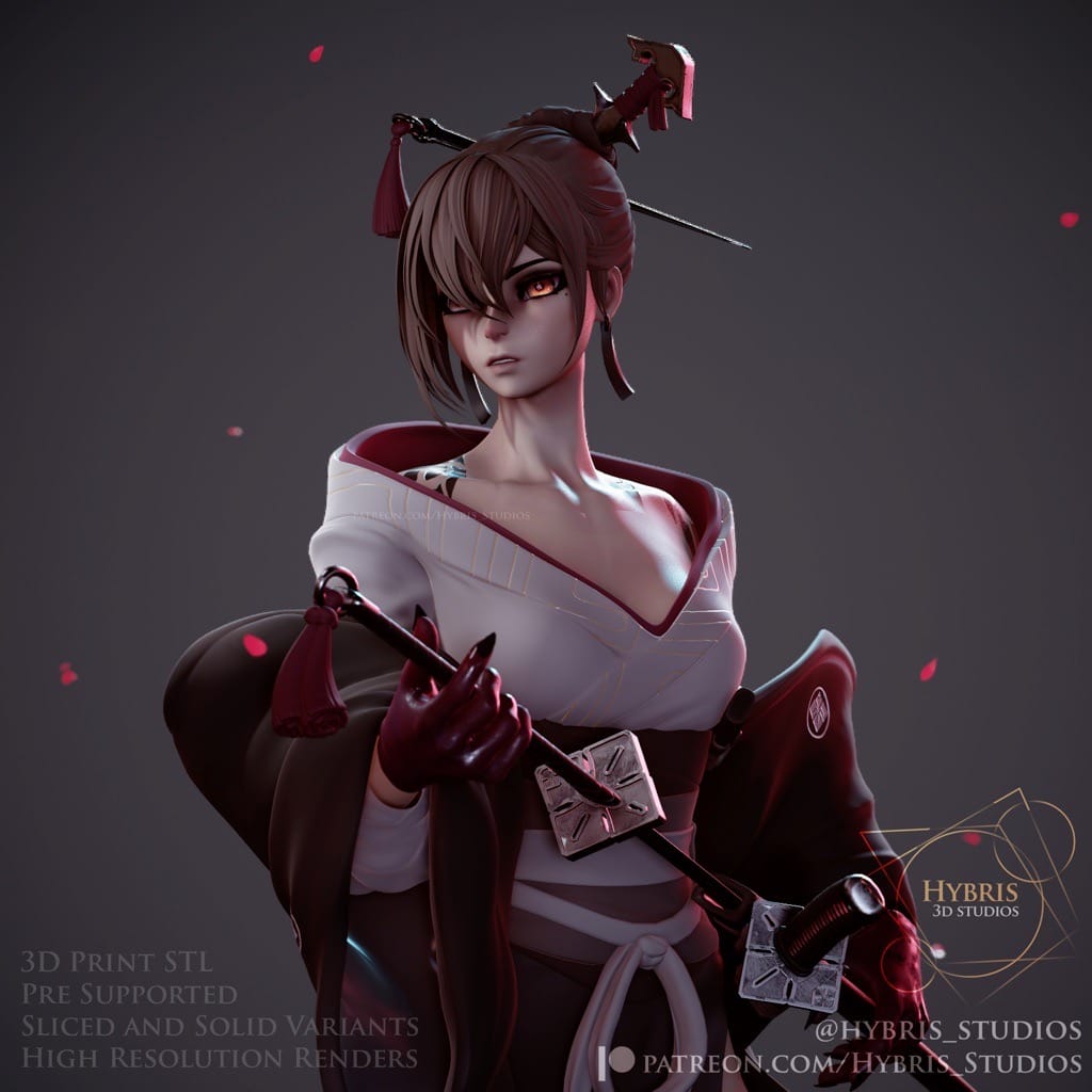 P站图纸印象馆 Hybris 尼尔机械纪元 真暗刺客Akeha Hybris 尼尔机械纪元 真暗刺客Akeha