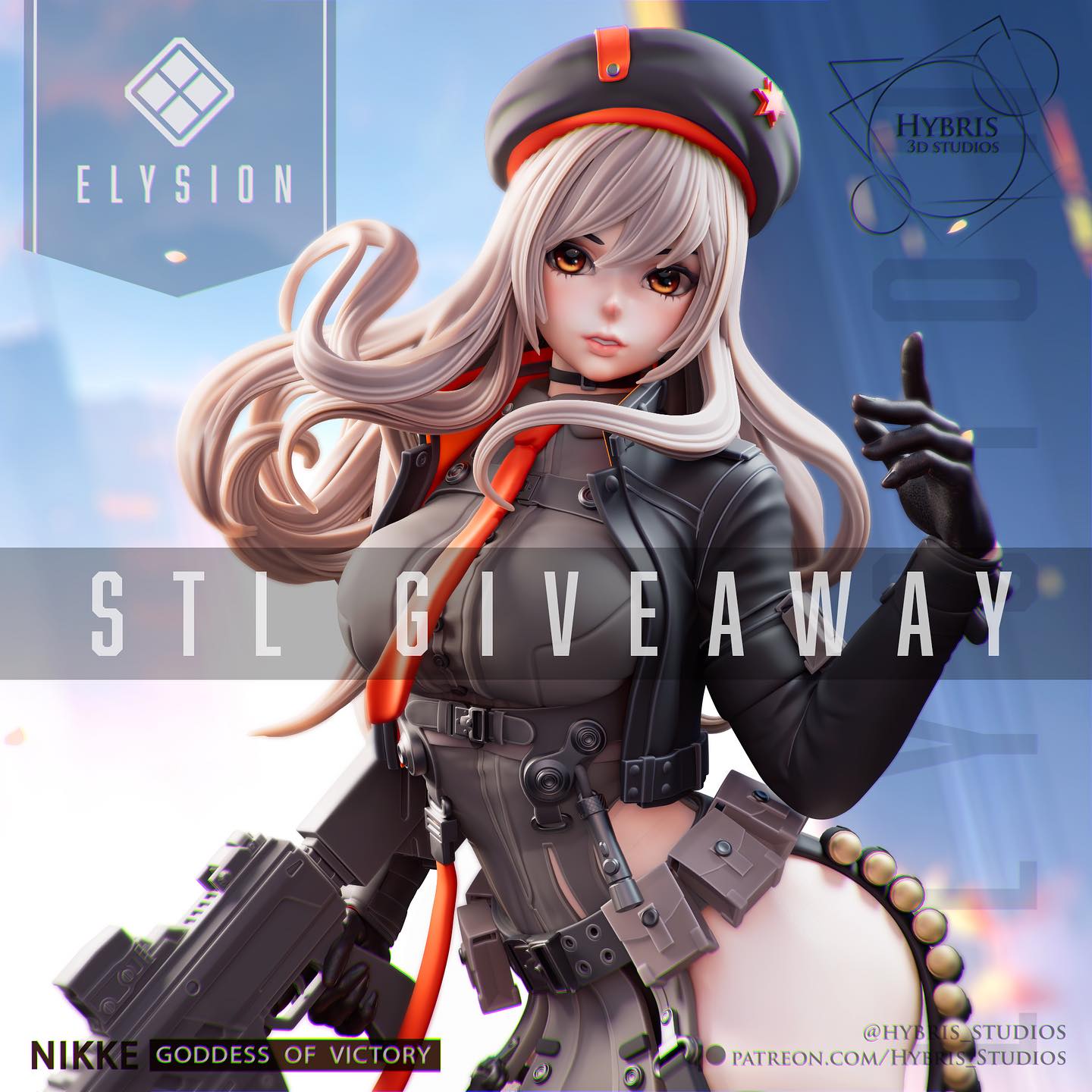 P站图纸印象馆 Hybris nikke胜利女神 拉毗 Hybris nikke胜利女神 拉毗