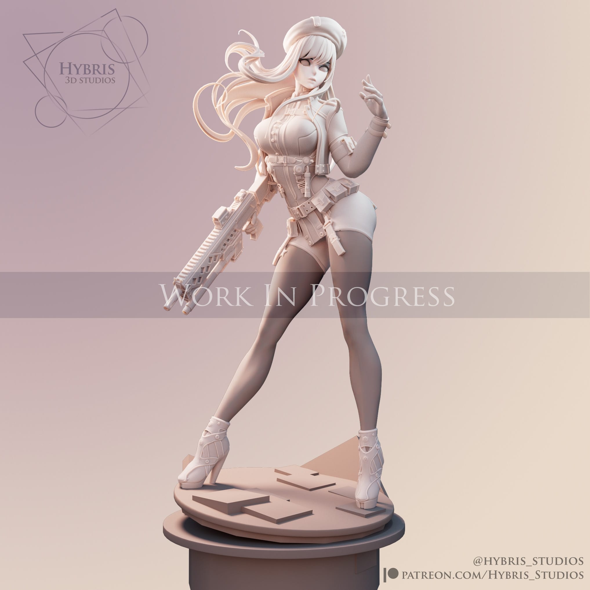 P站图纸印象馆 Hybris nikke胜利女神 拉毗 Hybris nikke胜利女神 拉毗