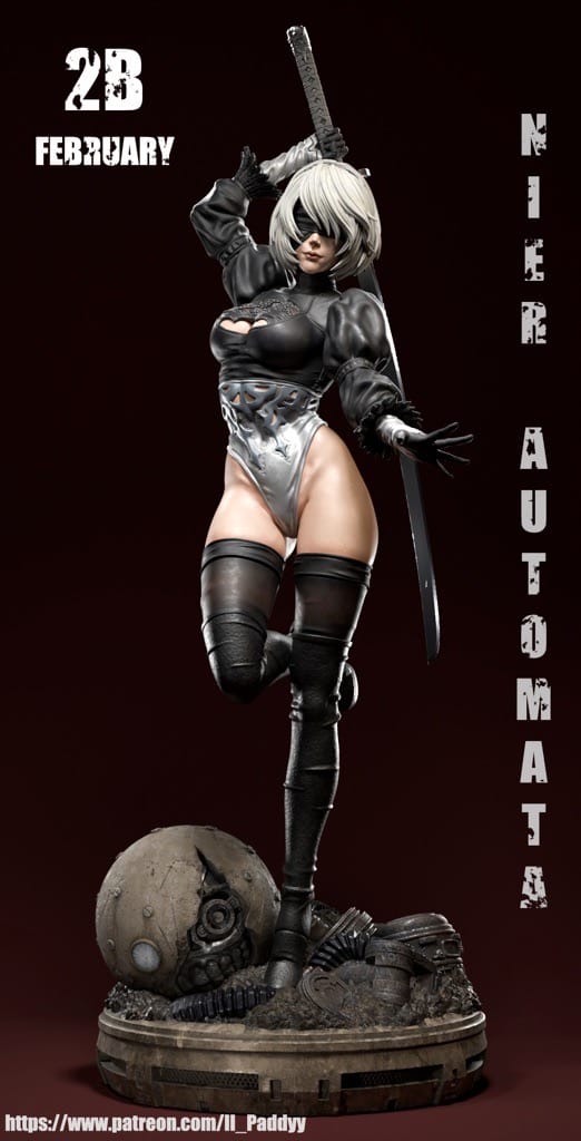 P站图纸印象馆 Il_Paddyy 尼尔机械纪元 2B Il_Paddyy 尼尔机械纪元 2B