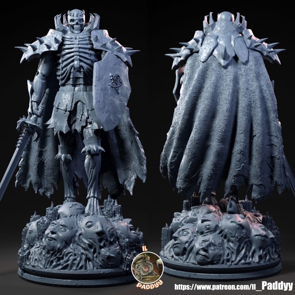 P站图纸印象馆 Il_Paddyy 剑风传奇 骷髅骑士 Il_Paddyy 剑风传奇 骷髅骑士