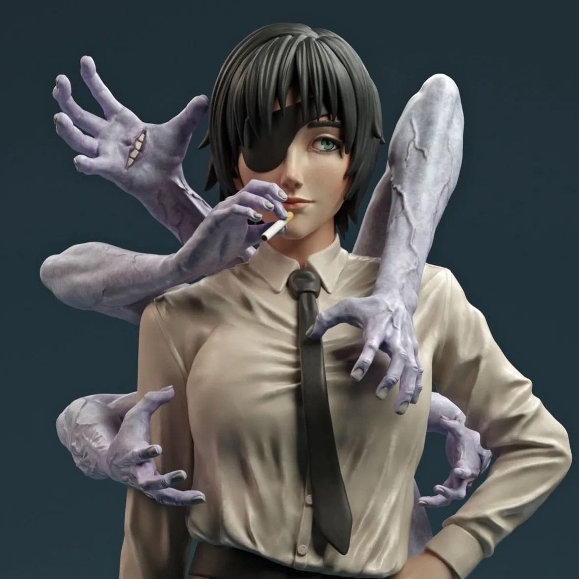 P站图纸印象馆 Il_Paddyy 电锯人 姬野 Il_Paddyy 电锯人 姬野