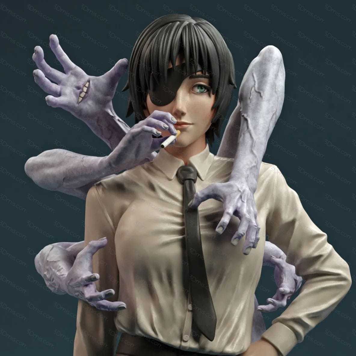 P站图纸印象馆 Il_Paddyy 电锯人 姬野 Il_Paddyy 电锯人 姬野