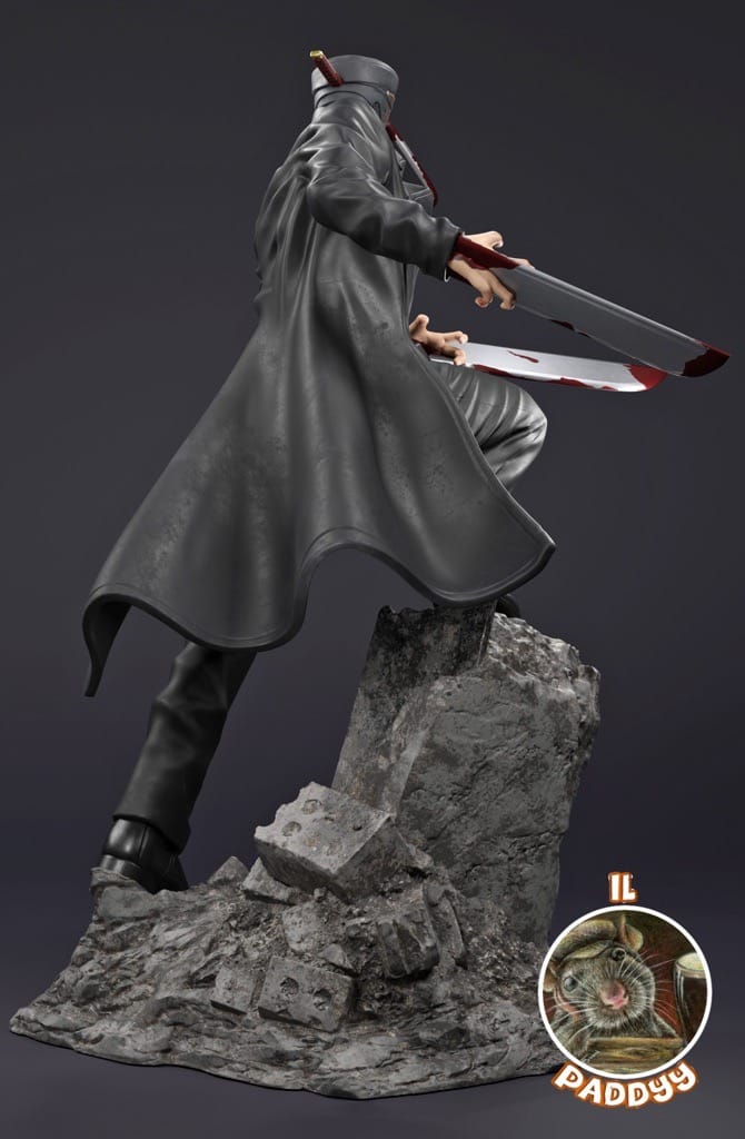 P站图纸印象馆 Il_Paddyy 链锯人 武士刀 刀男 Il_Paddyy 链锯人 武士刀 刀男