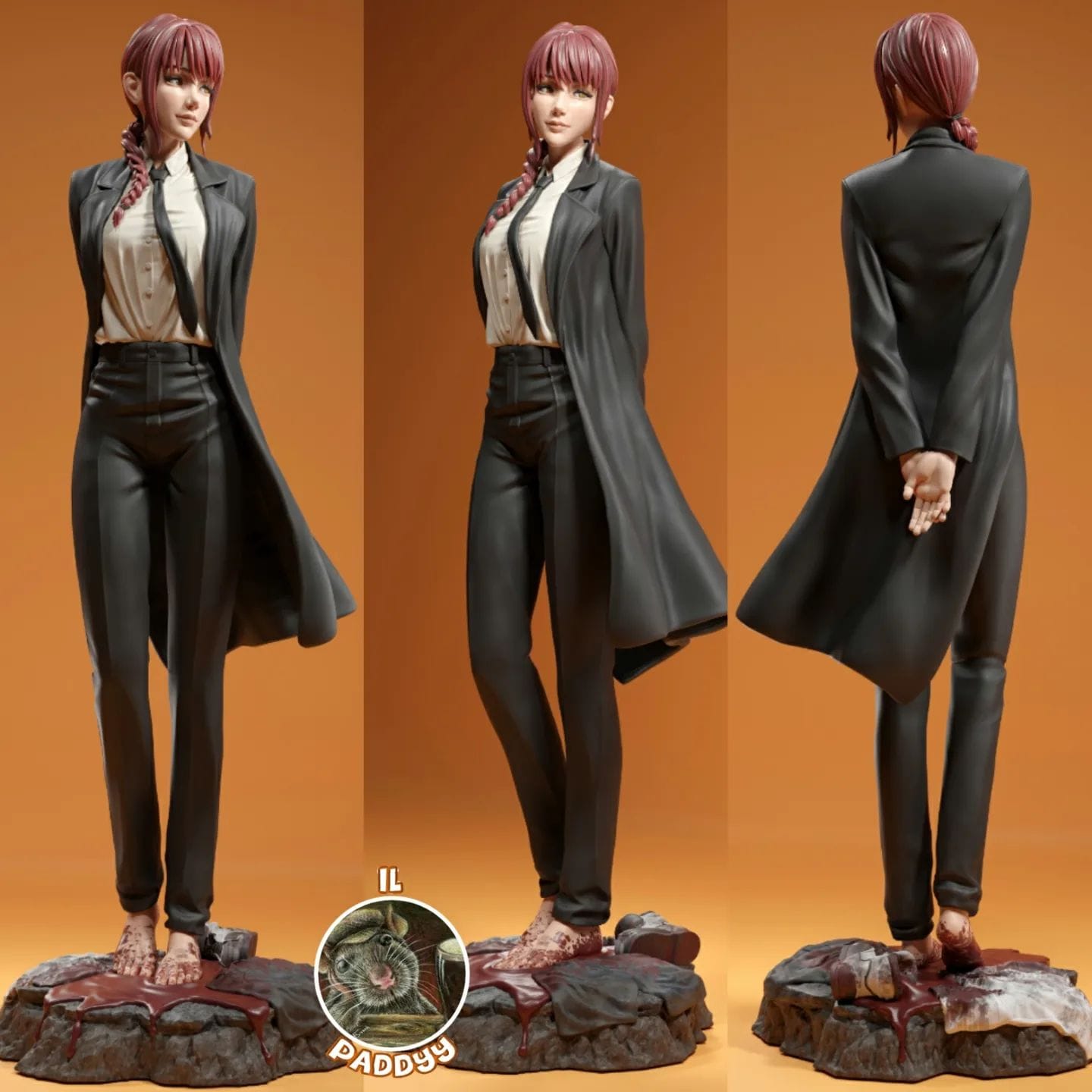 P站图纸印象馆 Il_Paddyy 电锯人 玛奇玛 Il_Paddyy 电锯人 玛奇玛