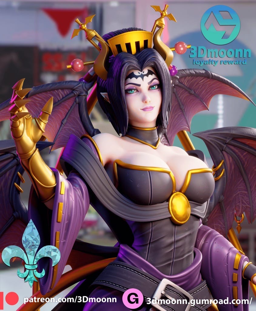 P站图纸印象馆 3Dmoonn 数码兽 莉莉丝兽 3Dmoonn 数码兽 莉莉丝兽