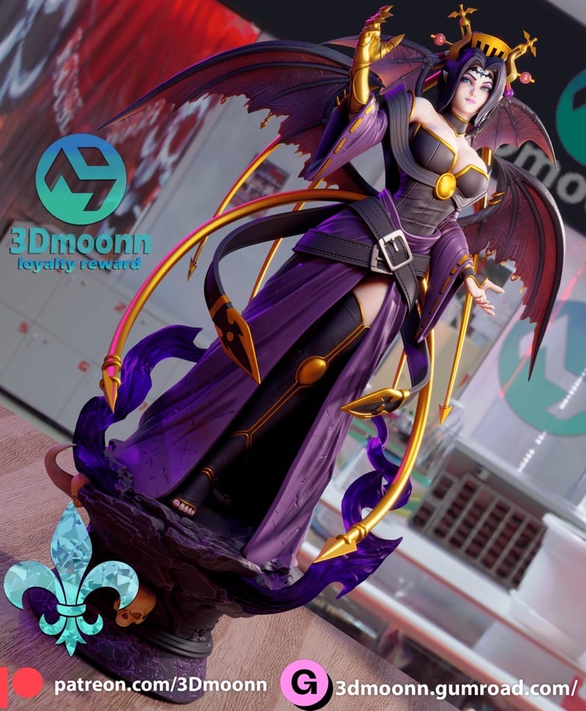 P站图纸印象馆 3Dmoonn 数码兽 莉莉丝兽 3Dmoonn 数码兽 莉莉丝兽