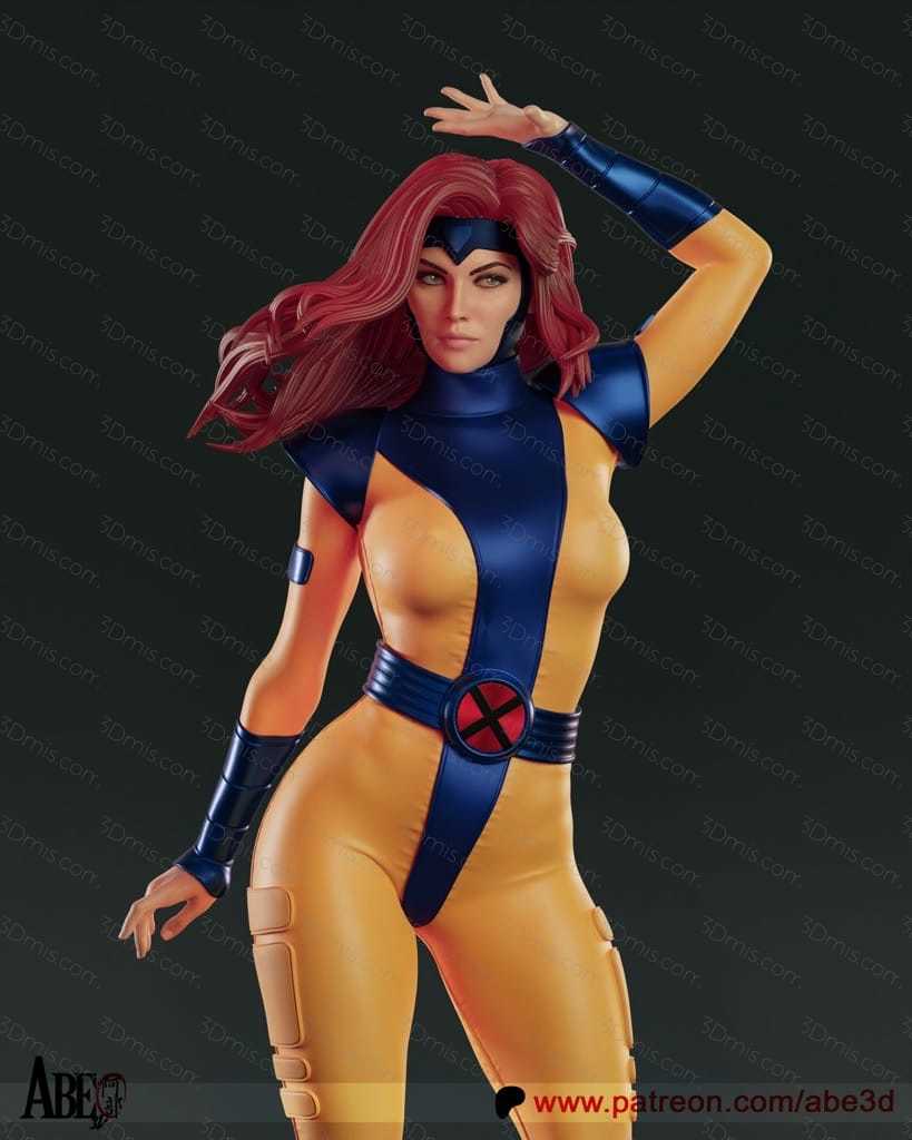 P站图纸印象馆 ABE3D 漫威 X战警 琴·葛蕾 ABE3D 漫威 X战警 琴·葛蕾