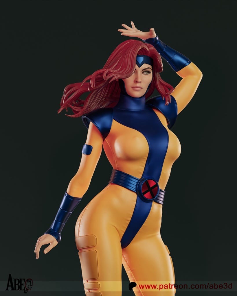 P站图纸印象馆 ABE3D 漫威 X战警 琴·葛蕾 ABE3D 漫威 X战警 琴·葛蕾