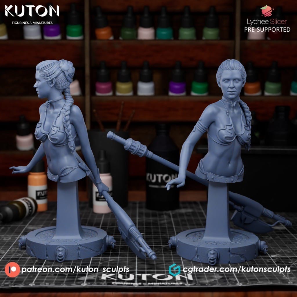 P站图纸印象馆 KUTON 星球大战 莉亚公主 KUTON 星球大战 莉亚公主