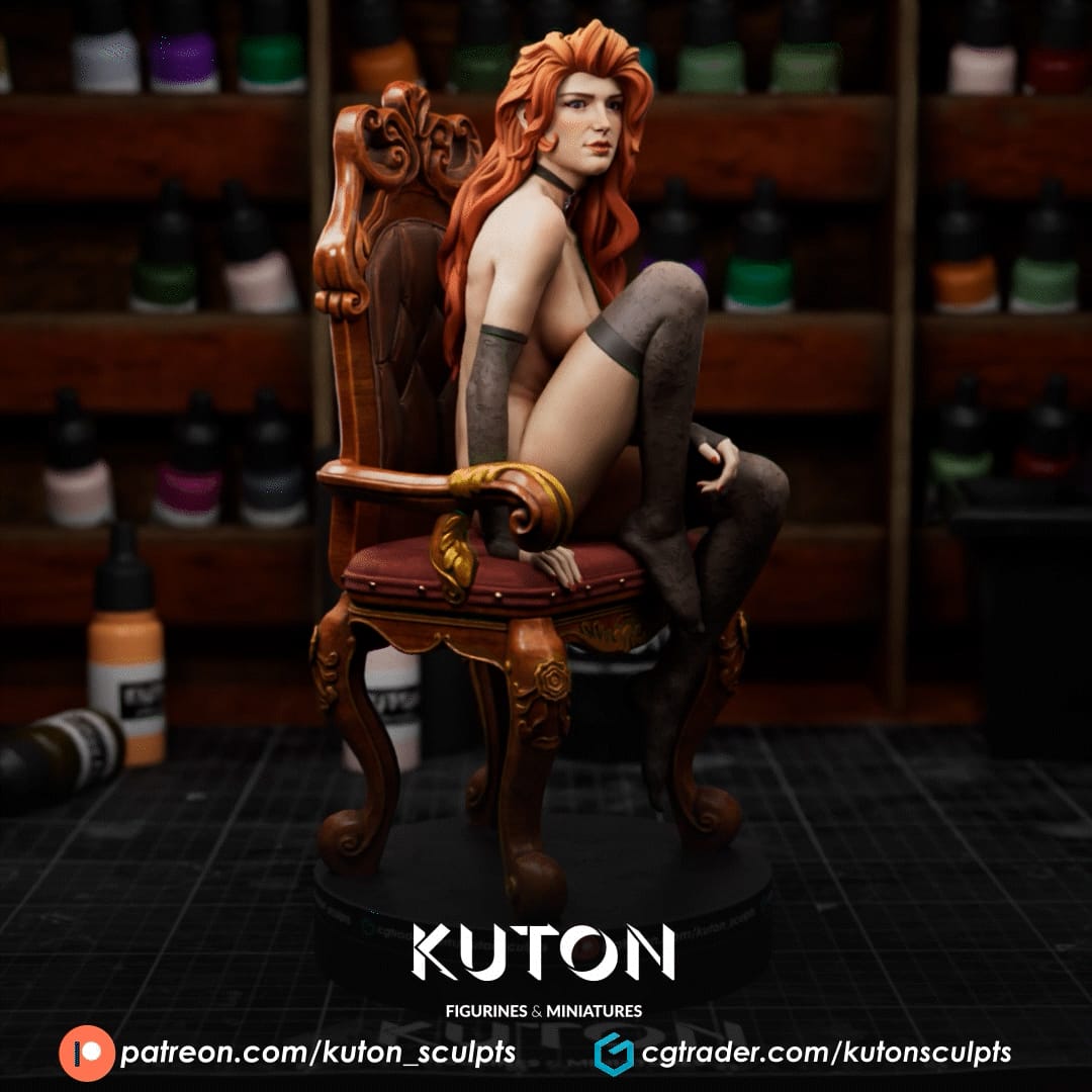 P站图纸印象馆 KUTON 红发Vekna KUTON 红发Vekna