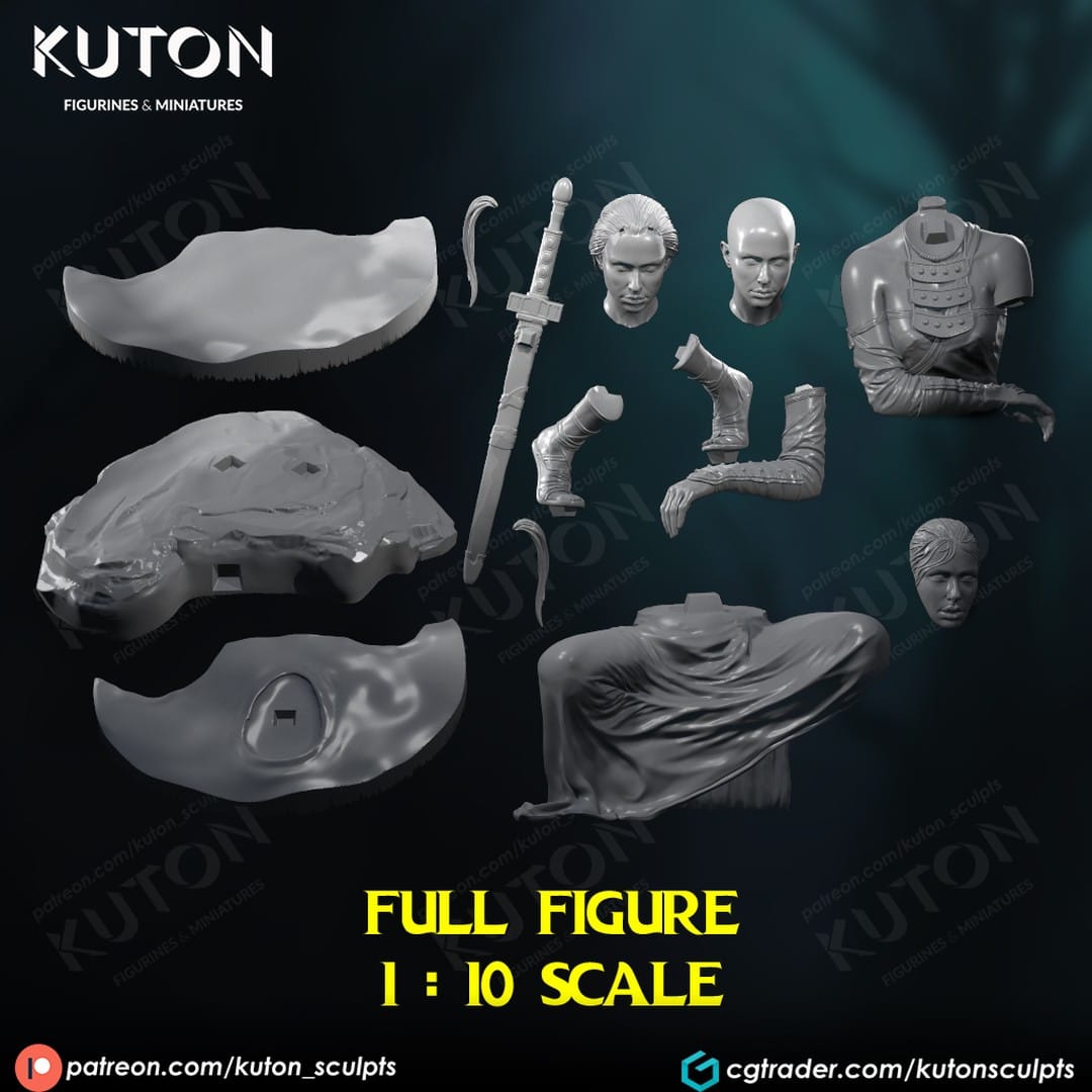 P站图纸印象馆 KUTON 女战士 KUTON 女战士