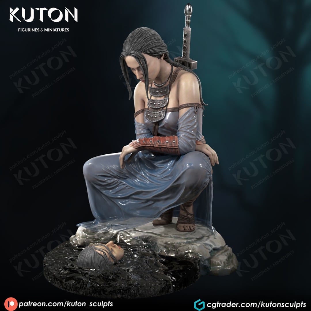P站图纸印象馆 KUTON 女战士 KUTON 女战士